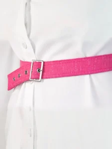 Ceinture de taille brillante pour femme | rose et scintillante | fait main en Fasodanfani - LUILA - boucle fine