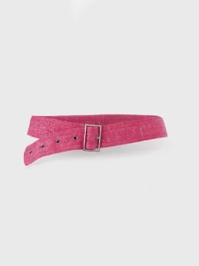 Ceinture de taille brillante pour femme | rose et scintillante | fait main en Fasodanfani - LUILA boucle fine