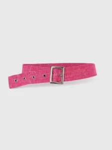 Ceinture de taille brillante pour femme | rose et scintillante | fait main en Fasodanfani - LUILA boucles large