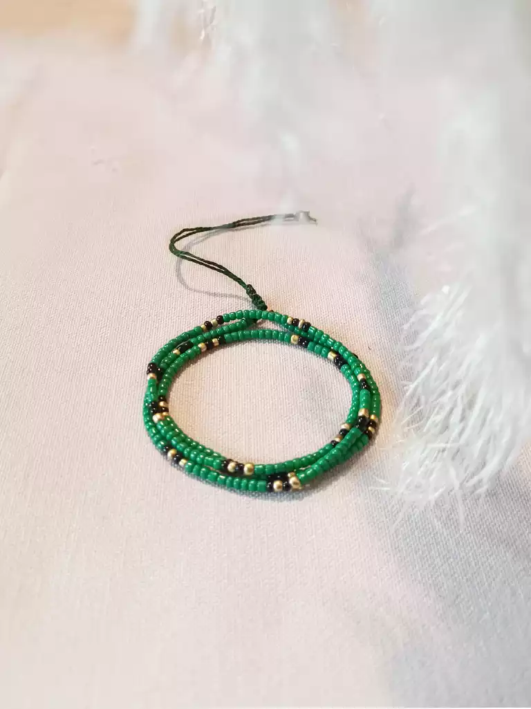 bracelet artisanal cadeau bohème, fait main en perles LUILA