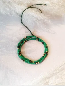 Cadeau artisanal, Bracelet bohème Bracelet fait main en perles LUILA