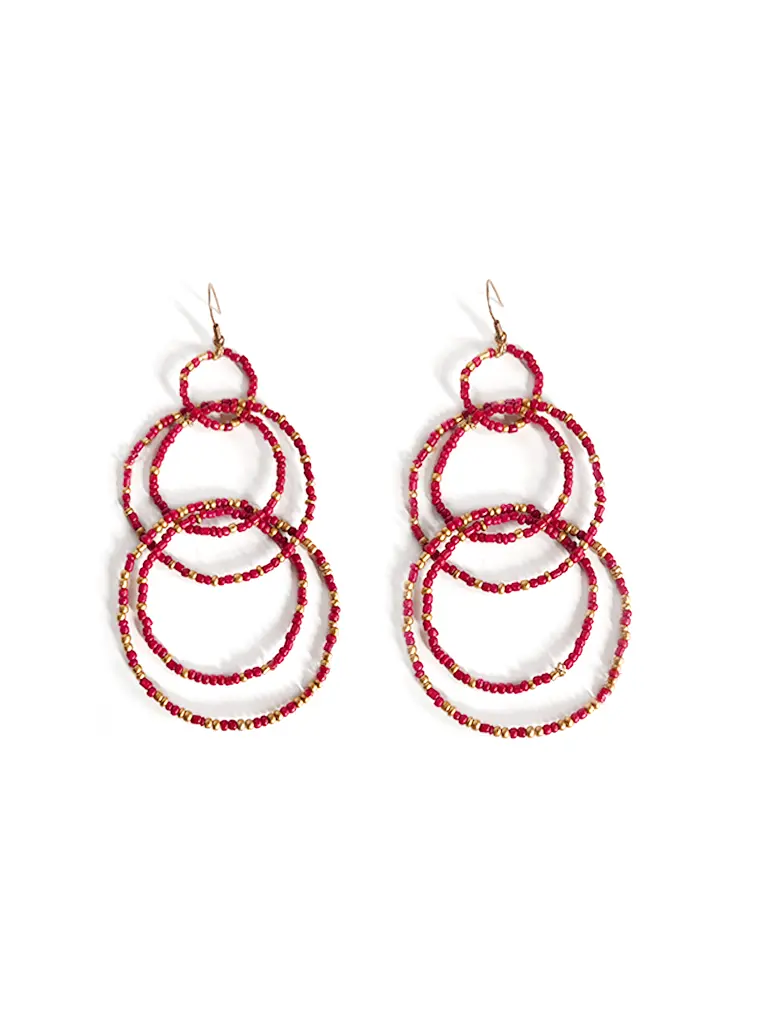 boucles d’oreilles géométriques femme
